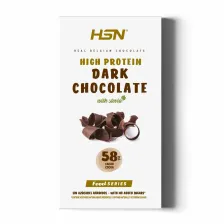TABLETTE DE CHOCOLAT NOIR HYPERPROTÉINÉ ET STÉVIA (SANS SUCRE)