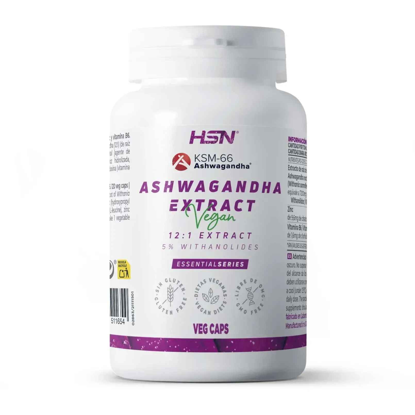 EXTRAIT D'ASHWAGANDHA KSM-66® (12:1) 300mg