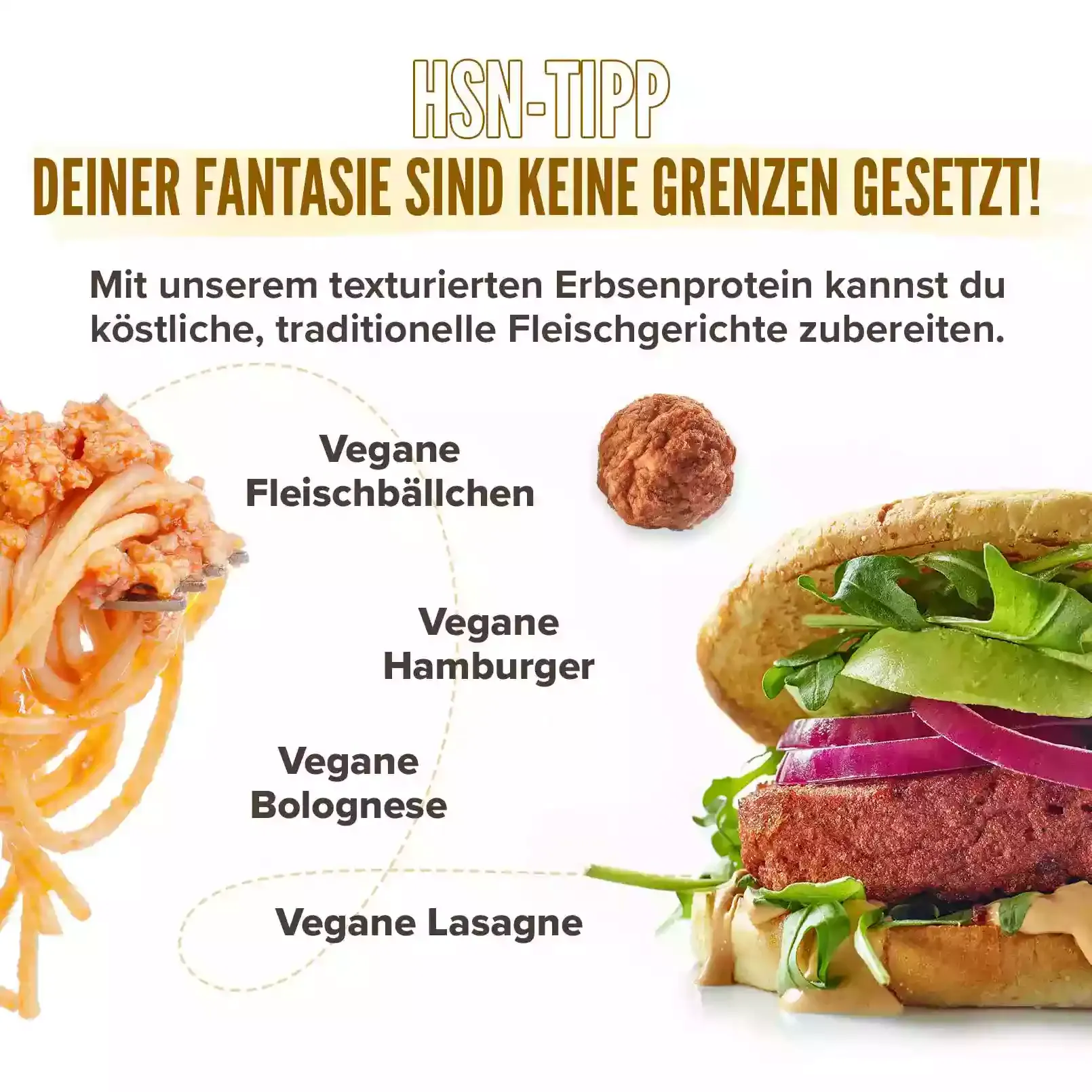 Bio Texturiertes Erbsenprotein - Sojafrei, Hoher Proteingehalt, EU-Anbau