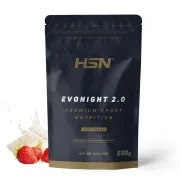 EVONIGHT 2.0 (PROTEIN MIT LANGSAMER FREISETZUNG) 500 g WEIßE SCHOKOLADE-ERDBEERE