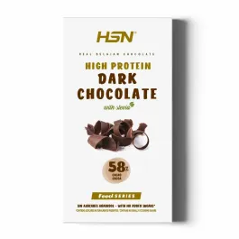 DUNKLE SCHOKOLADENTAFEL HIGH PROTEIN MIT STEVIA (OHNE ZUCKER) - 100 g