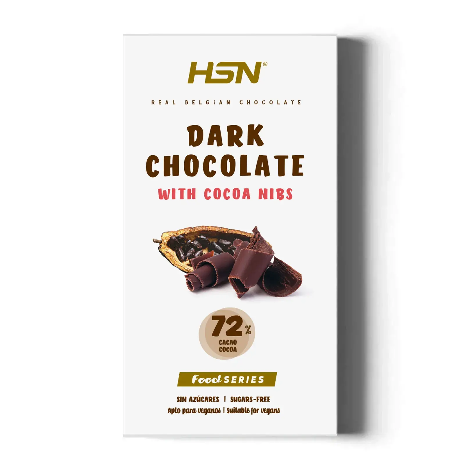 TABLETA CHOCOLATE NEGRO SIN AZÚCAR - 100g
