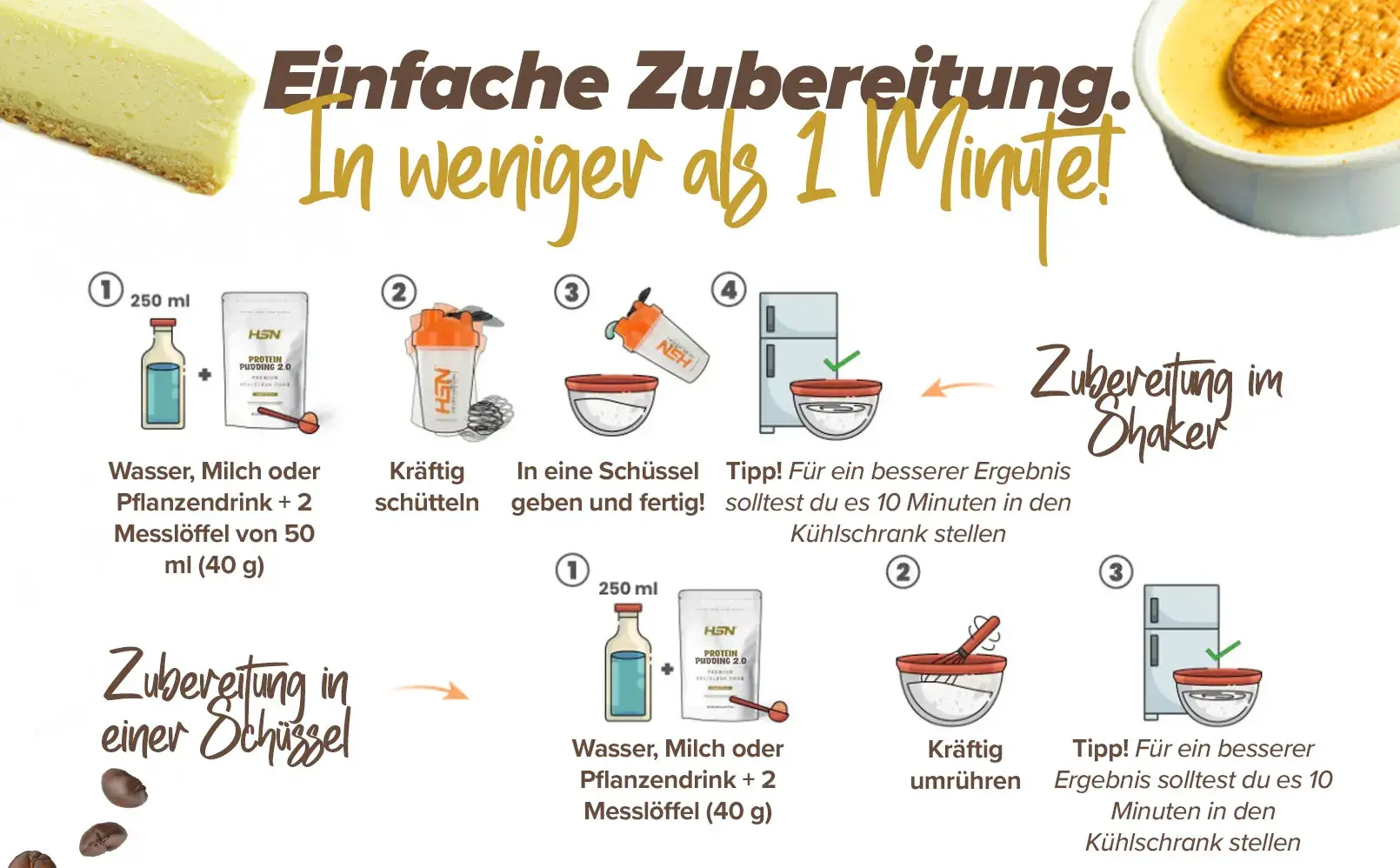 Fplus 3 Protein-Pudding