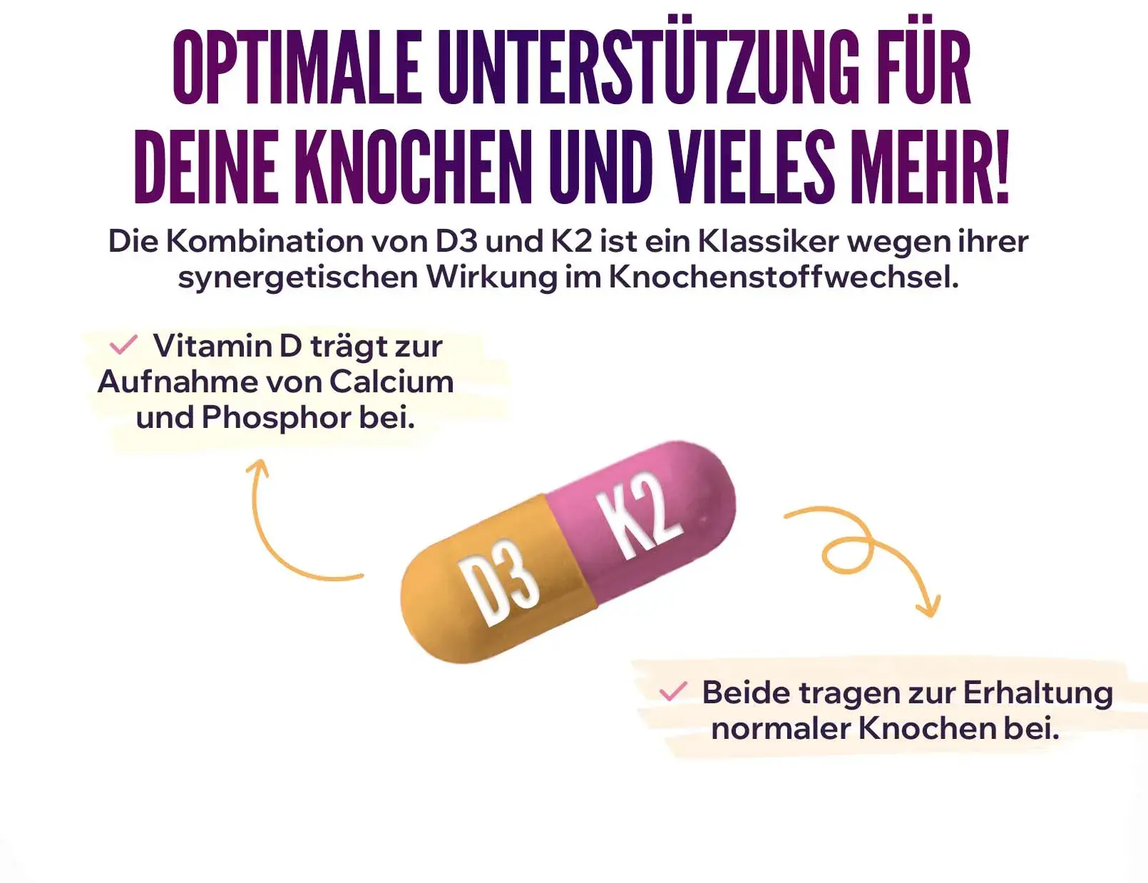 Fplus 2 Vitamin d3 + k2