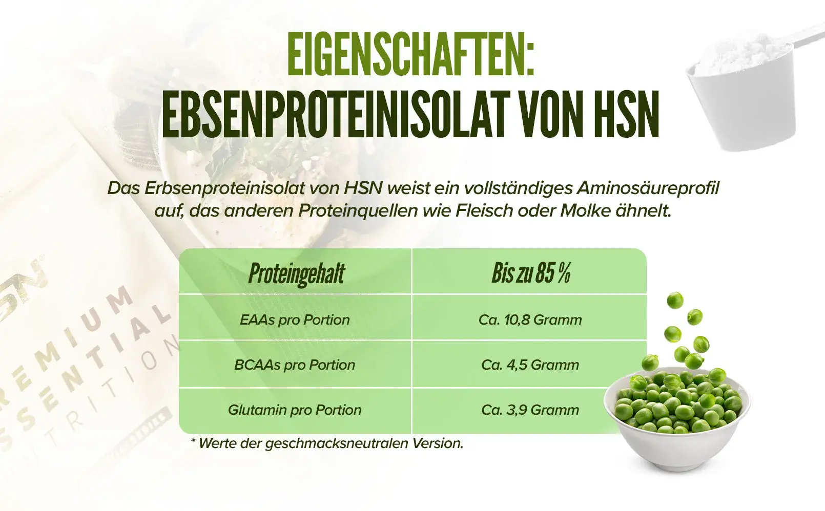 Fplus 3 Erbsenproteinisolat
