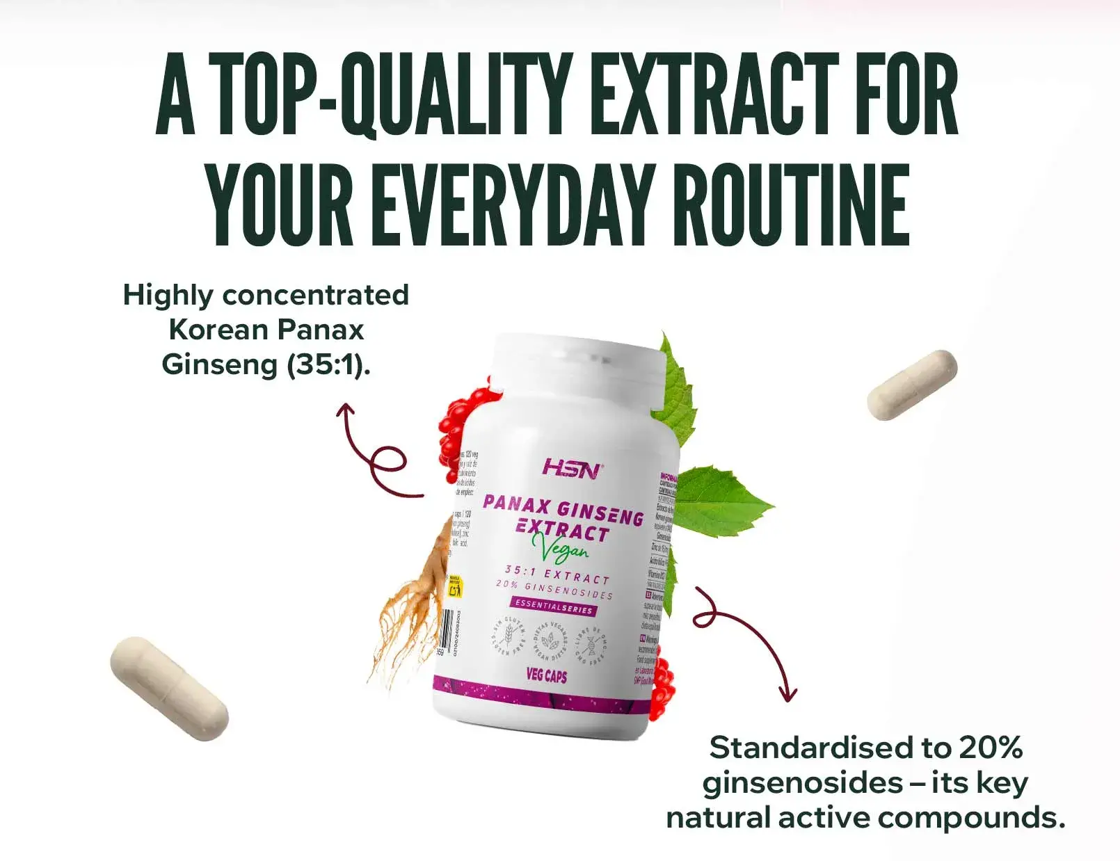 Fplus2 extracto de panax ginseng