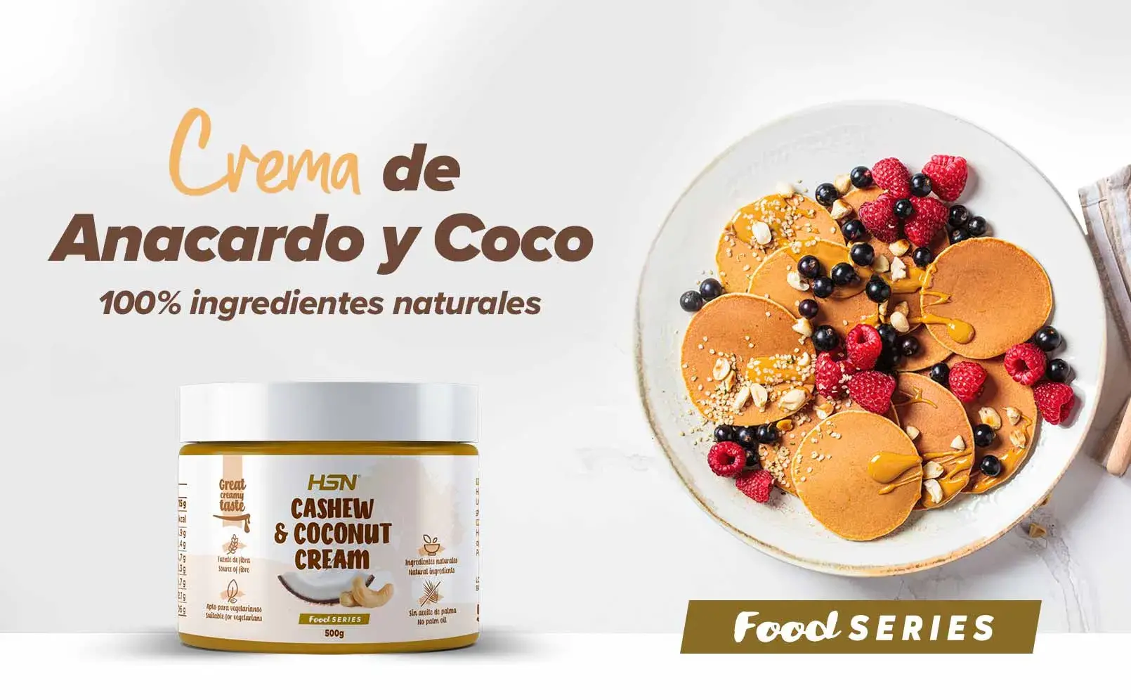 Fplus 1 Crema de Anacardo y Coco