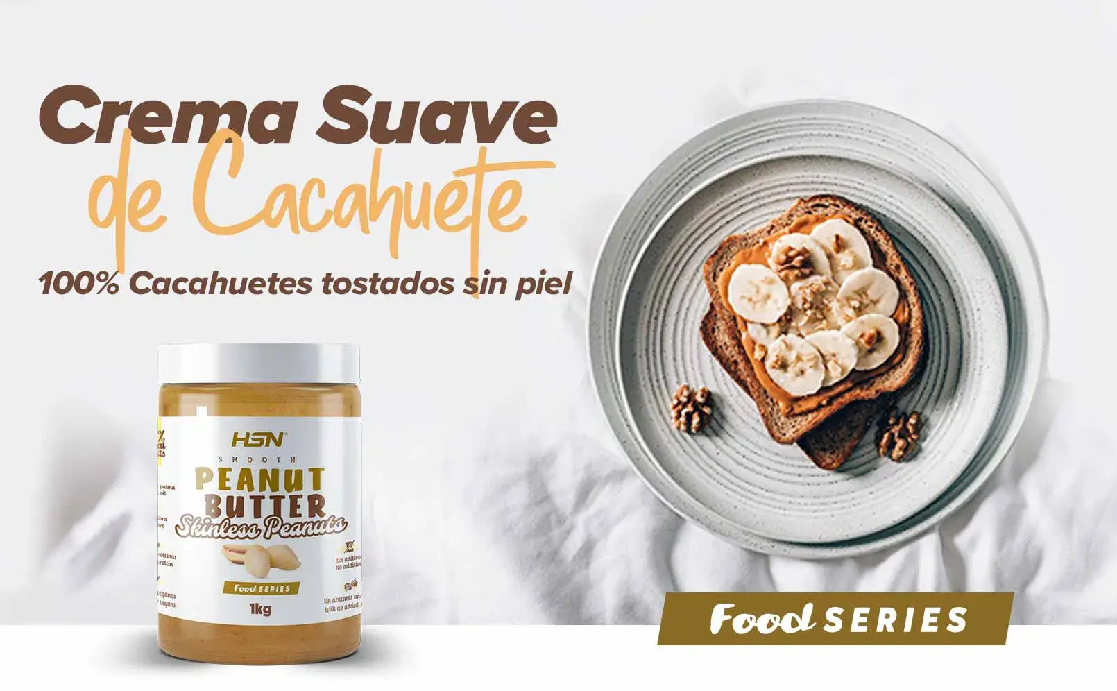 Fplus 1 Crema de Cacahuetes Pelados