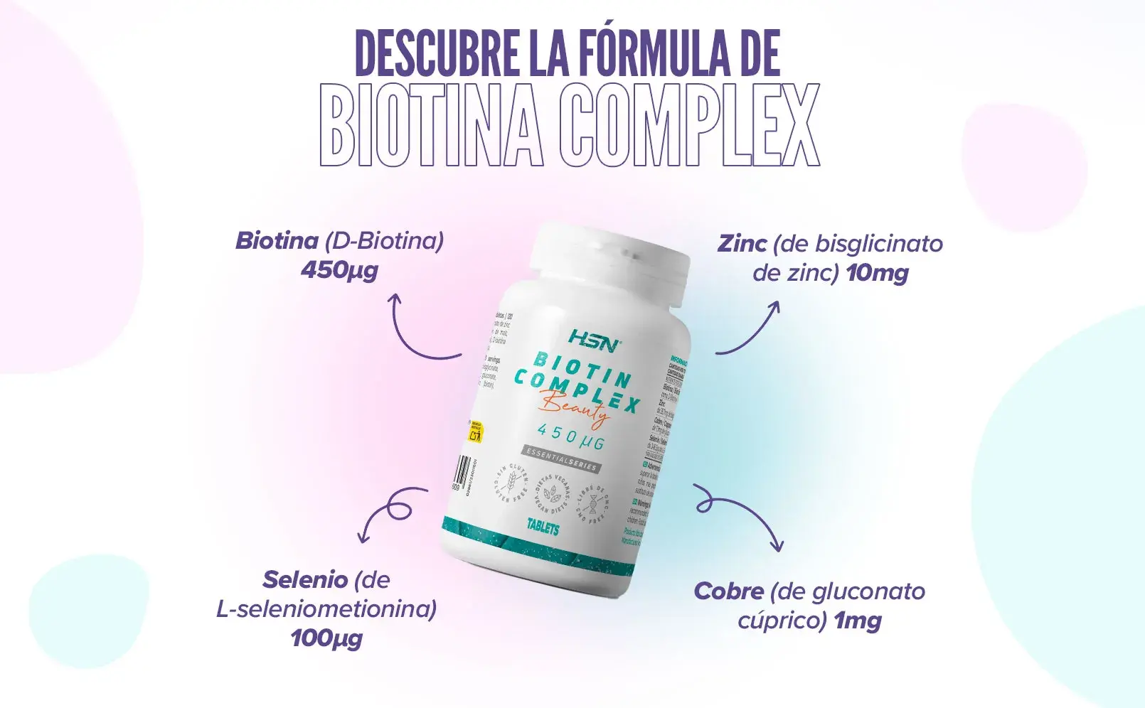Fplus 2 Biotina Complex 450mcg
