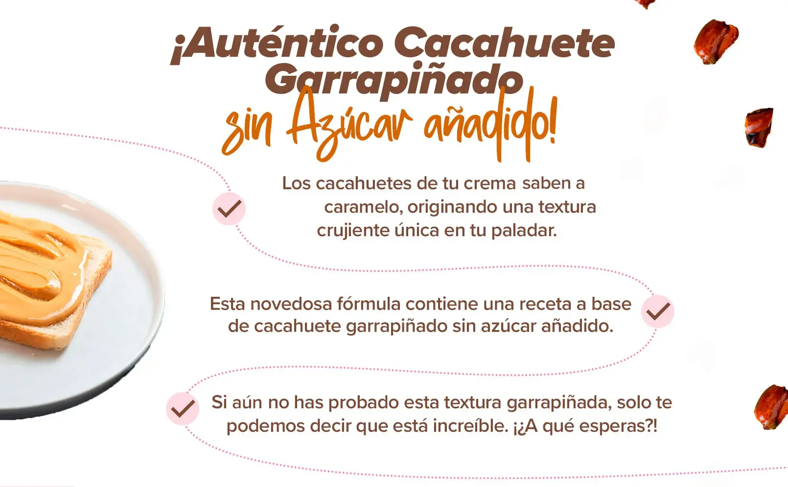 Fplus 2 Crema Cacahuete Garrapiñada