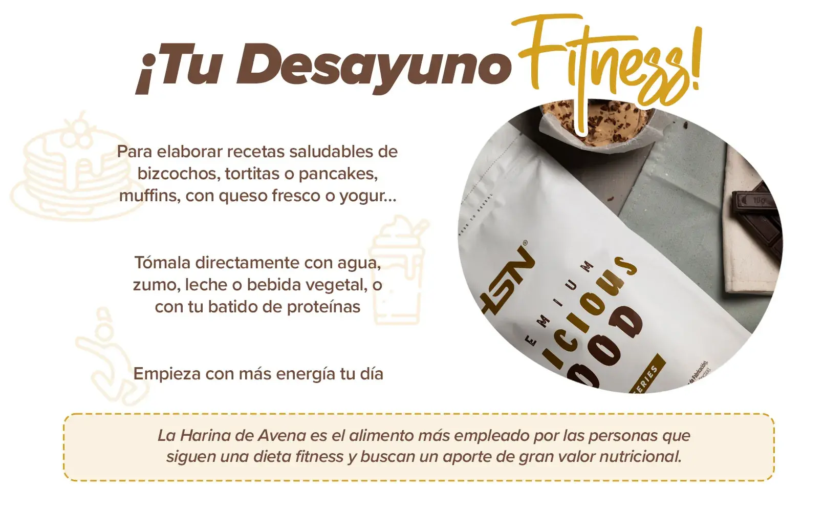 Fplus 2 Harina de Avena