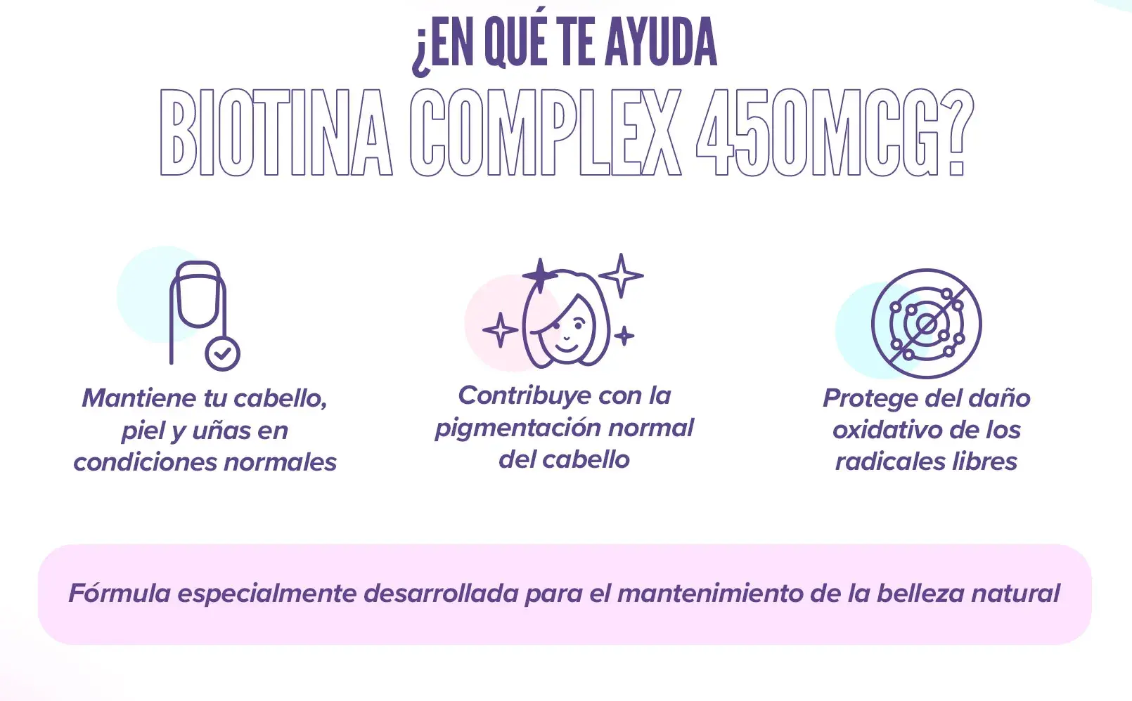 Fplus 3 Biotina Complex 450mcg