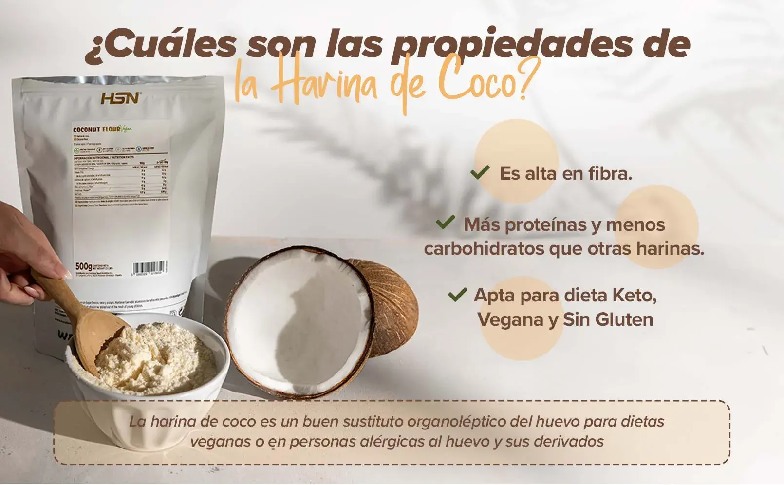 Fplus 3 Harina de Coco