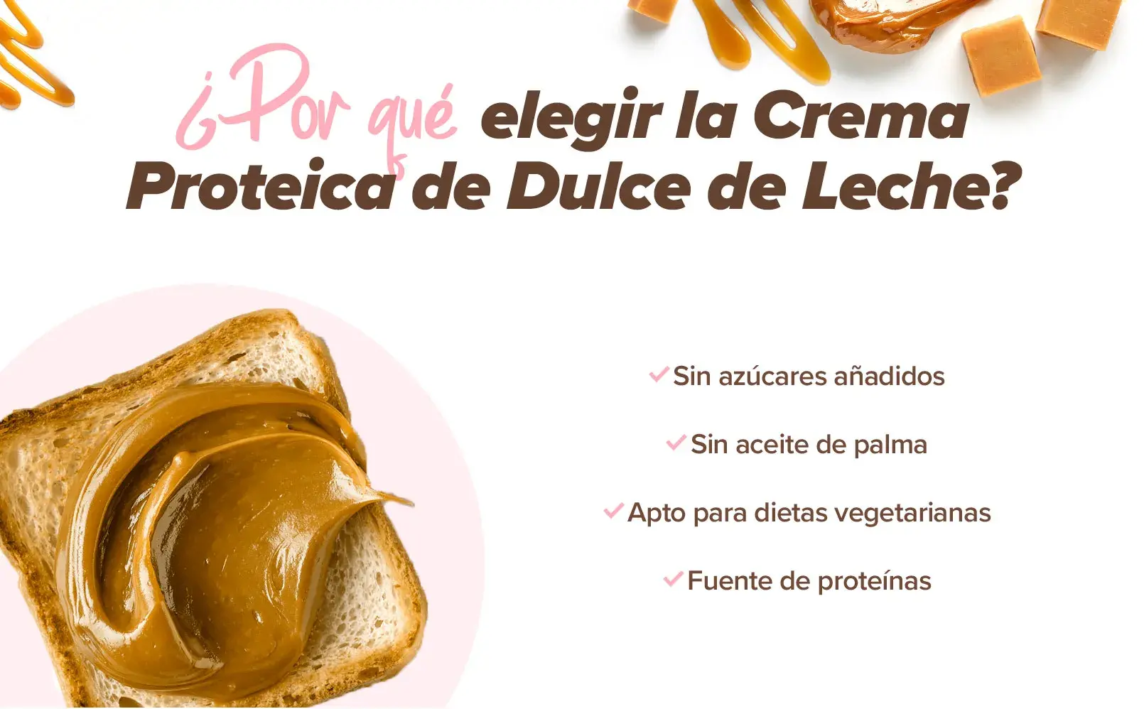 Fplus 3 Crema Proteica de Dulce de Leche
