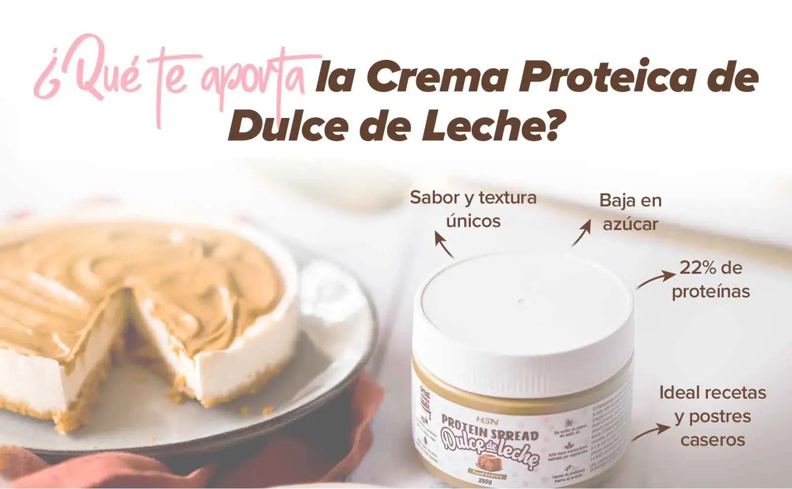 Fplus 4 Crema Proteica de Dulce de Leche