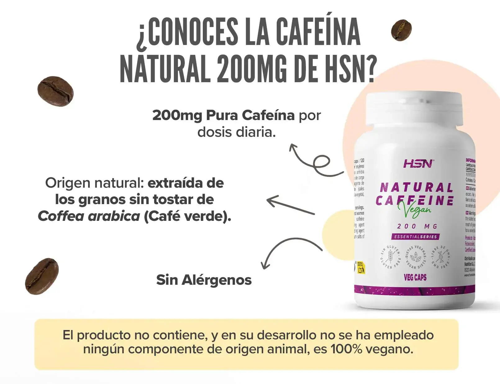 Fplus 1 V2 Cafeína Natural 200mg