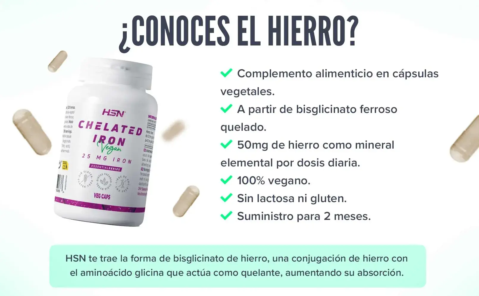 Fplus 2 Bisglicinato Hierro