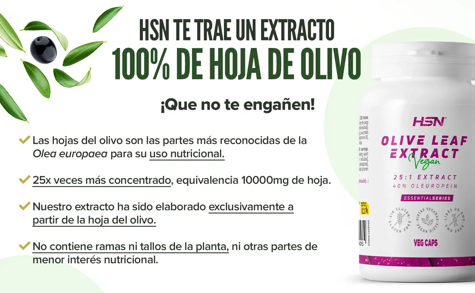 Fplus 5 Extracto de Hoja de Olivo