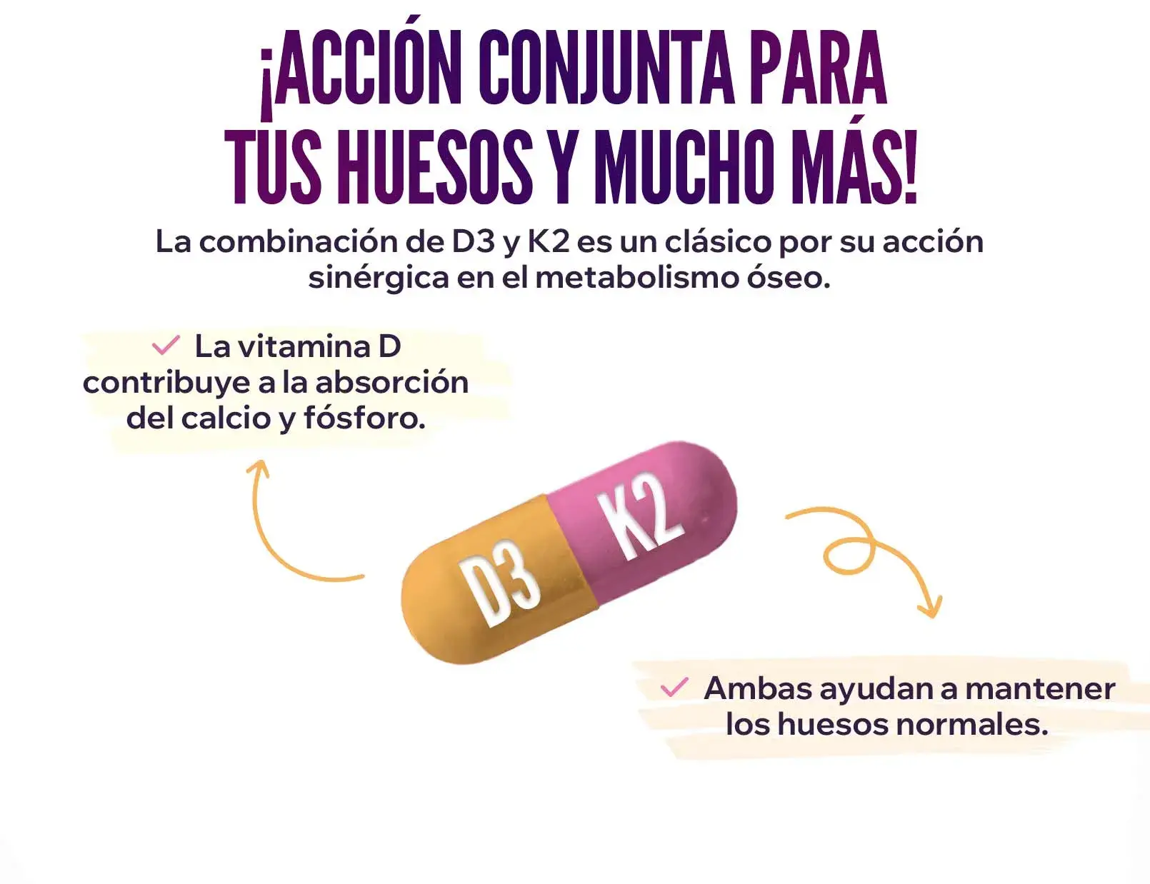 Fplus 2 vitamina d3 + k2