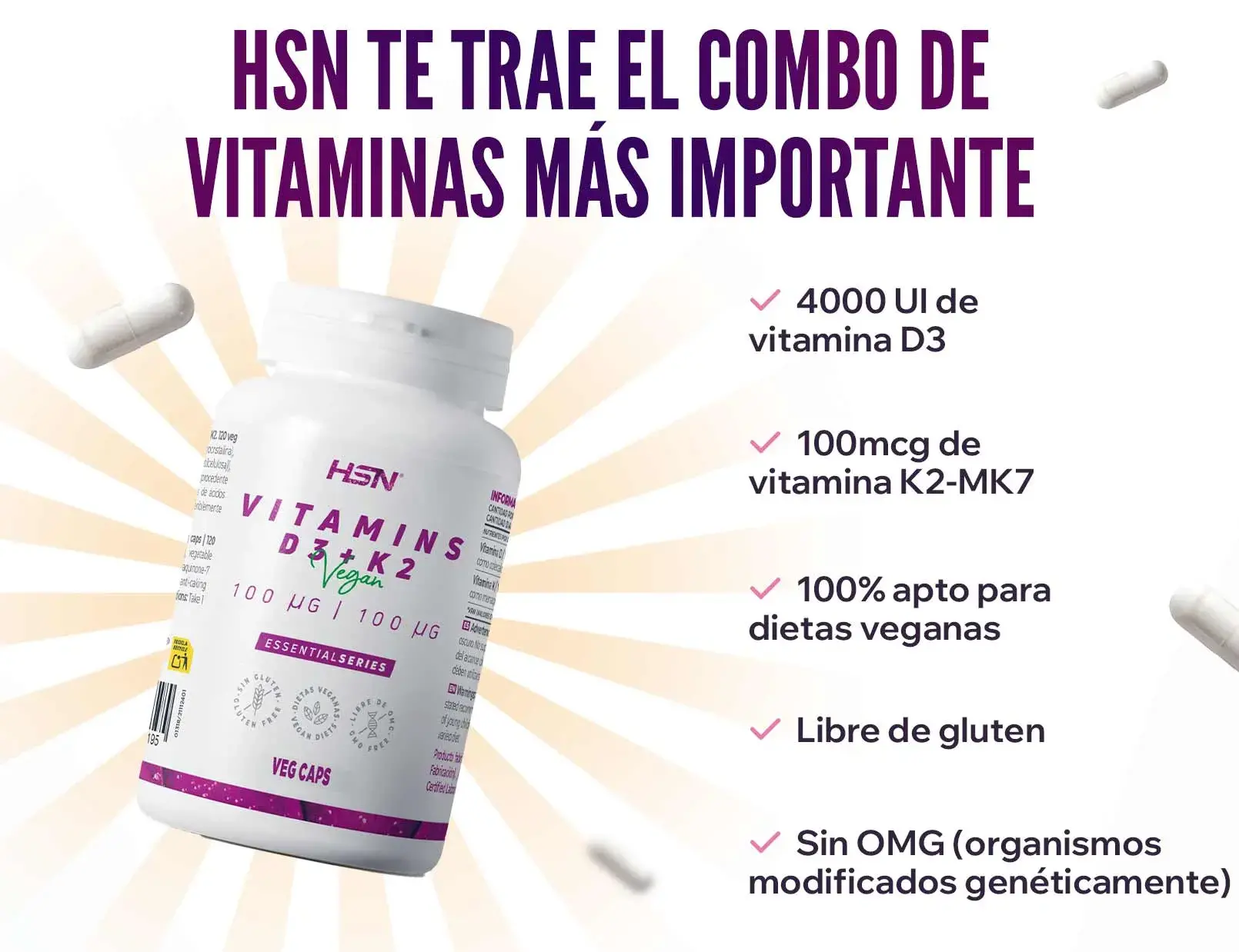 Fplus 5 vitamina d3 + k2