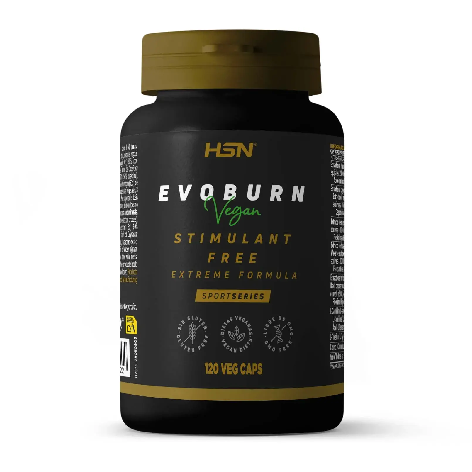 Evoburn Sin Estimulantes 120 veg caps SportSeries