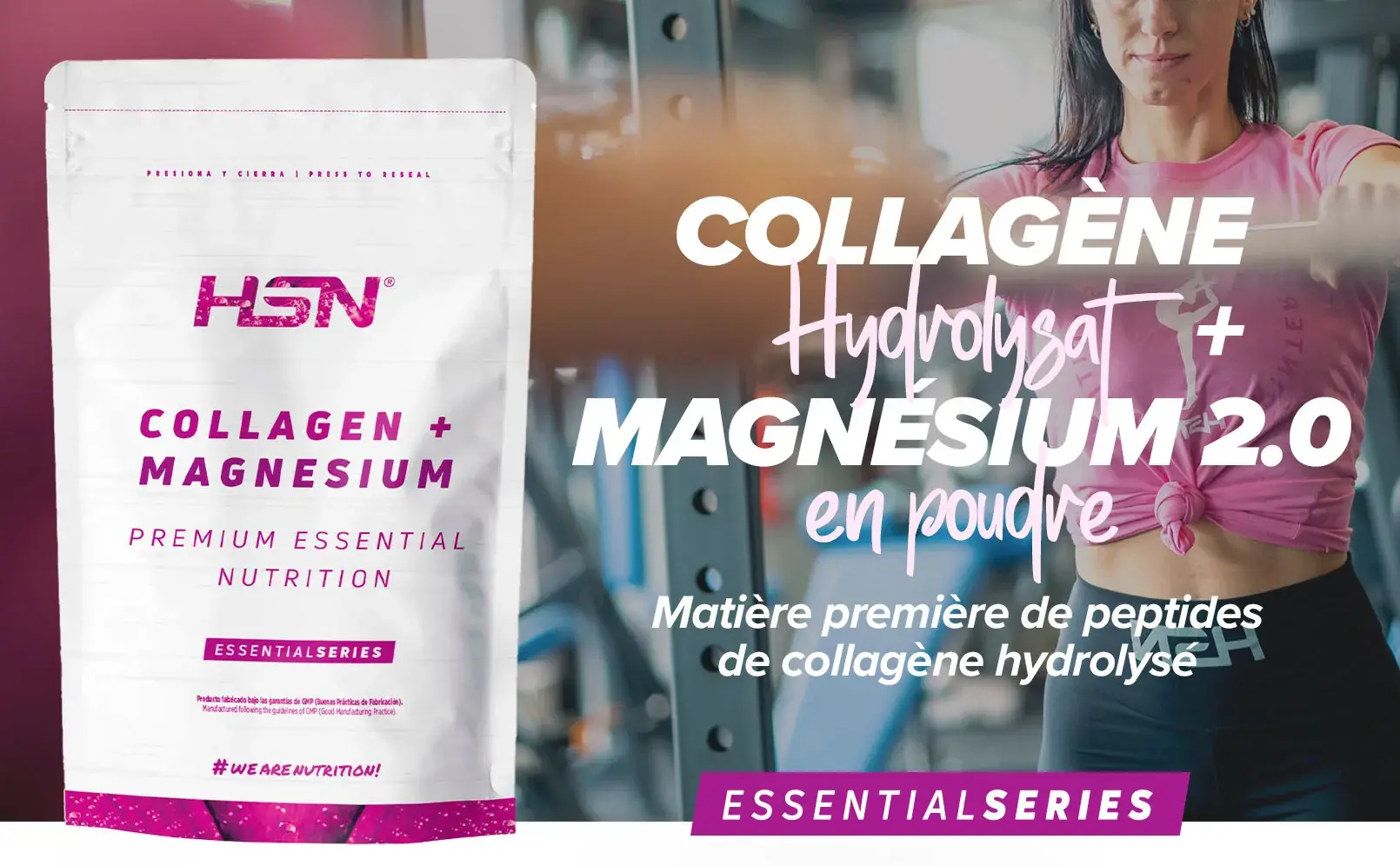 Fplus 1 Collagène Magnésium en Poudre