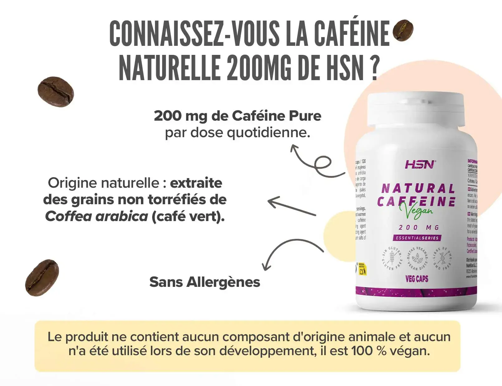 Fplus 1 Cafeína Natural 200mg