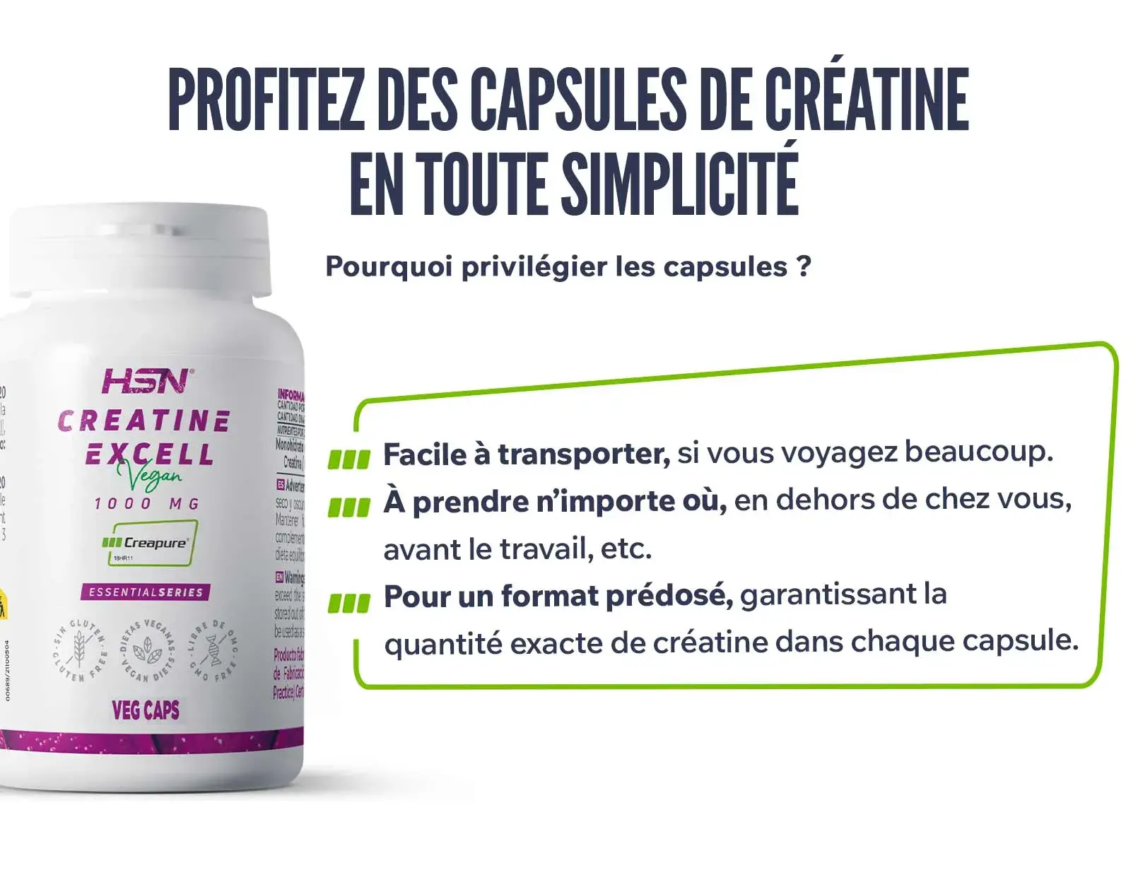 Fplus 5 Creatina Excell 1000mg