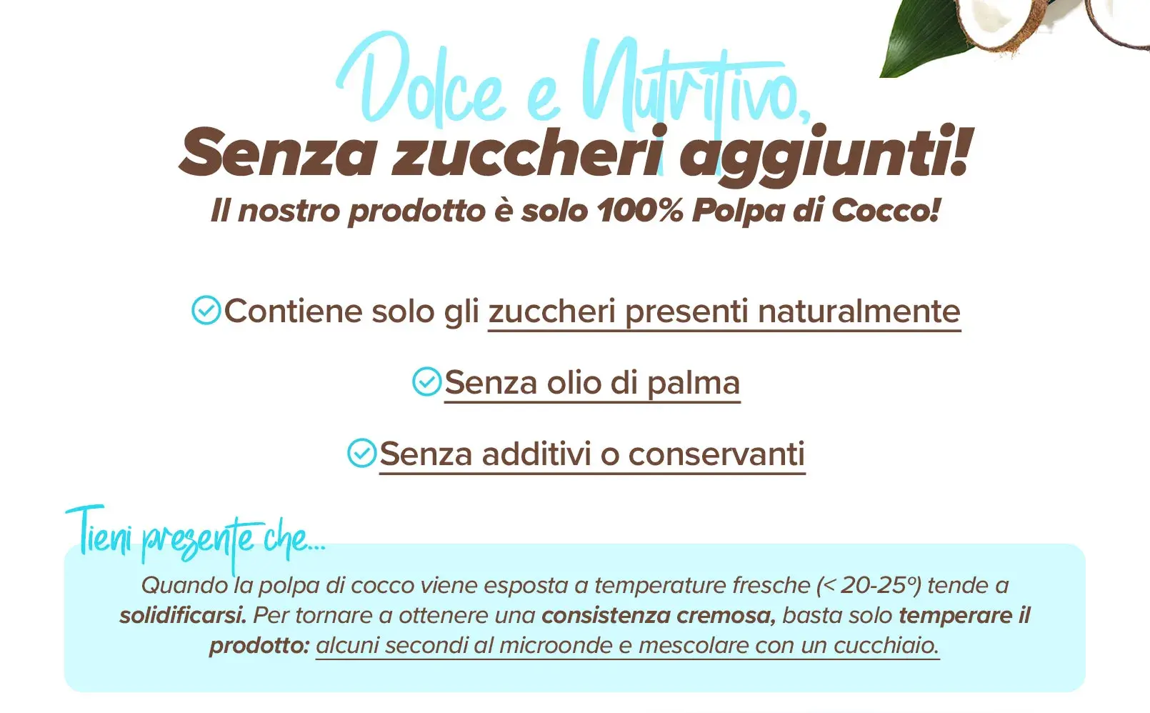 Fplus 3 Crema di cocco