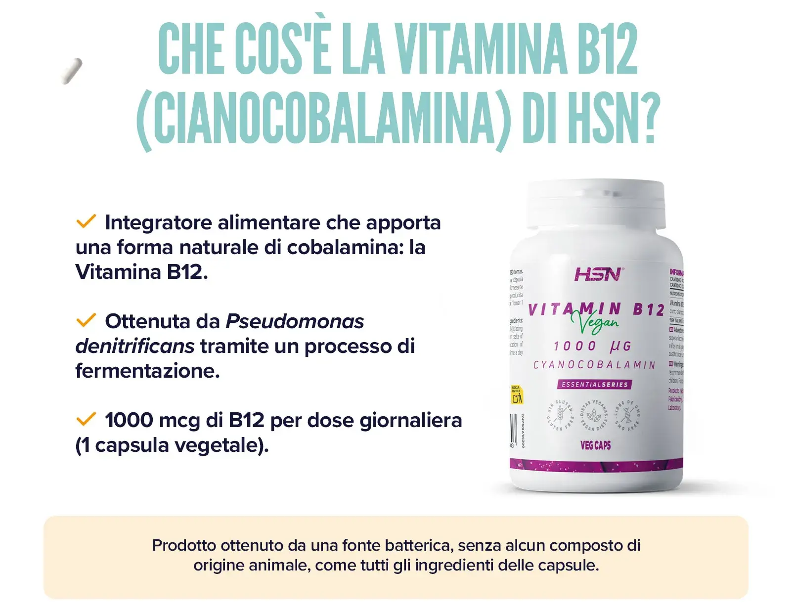 Fplus 1 Vitamina B12 cianocobalamina