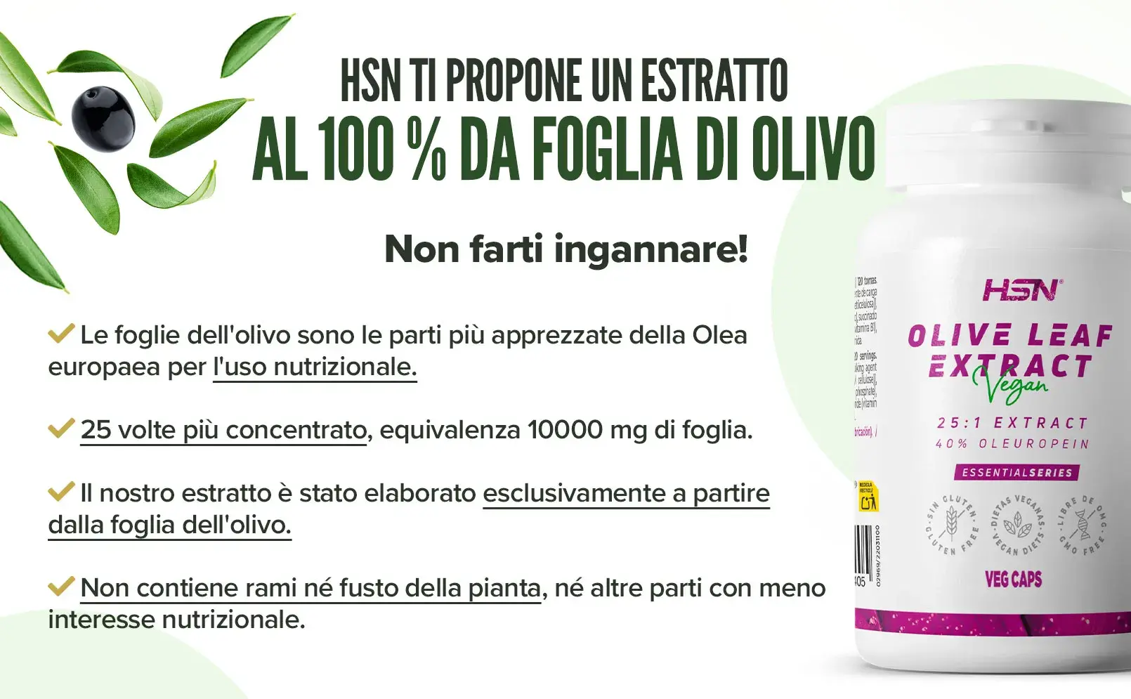 Fplus 5 Estratto di Foglia di Olivo