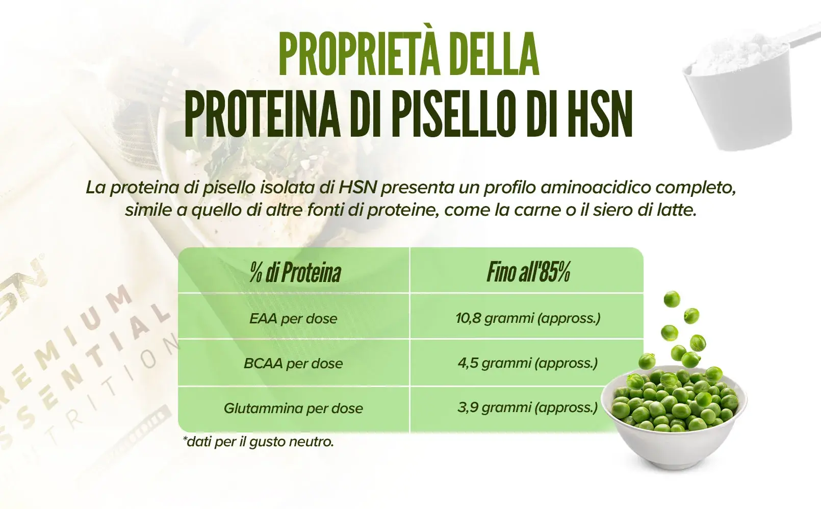 Fplus 3 Proteina di Pisello