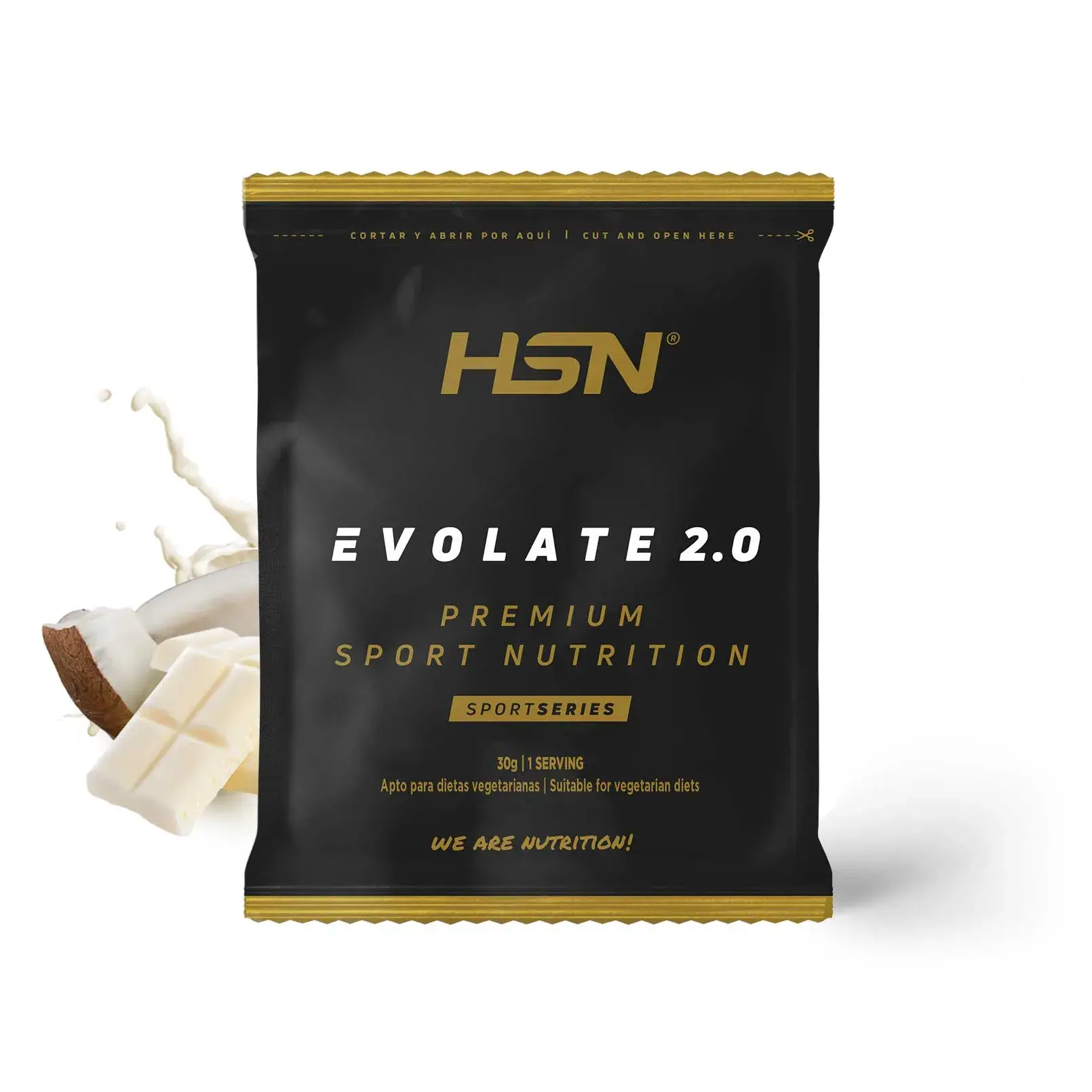 MONODOSIS EVOLATE 2.0 (WHEY ISOLATE CFM) 30g CHOCOLATE BLANCO Y COCO