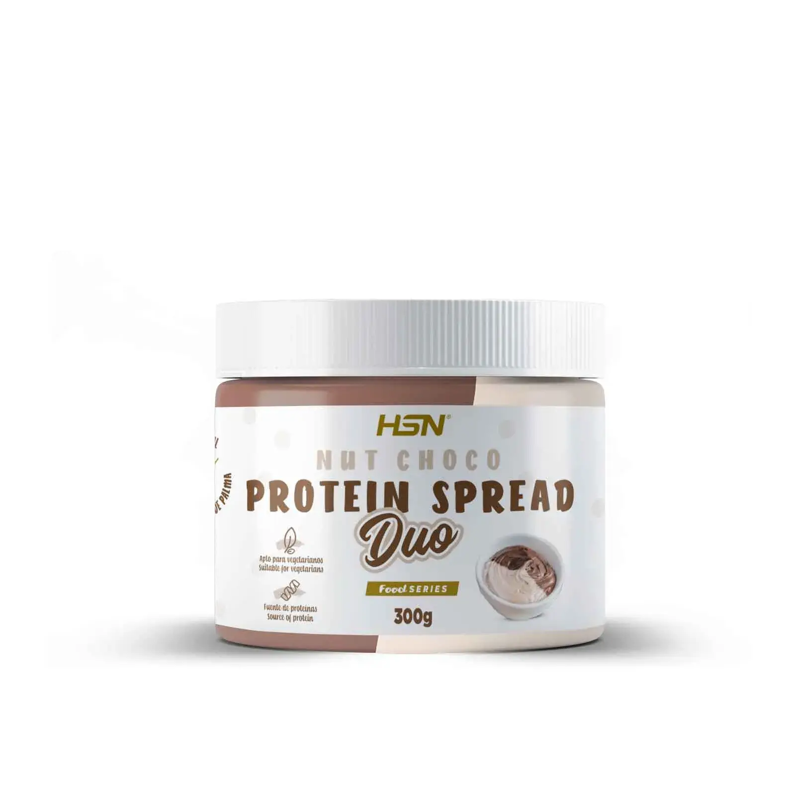 Crema hiperproteica duo de cacao y avellanas baja en azúcar Crema hiperproteica duo de cacao y avellanas baja en azúcar