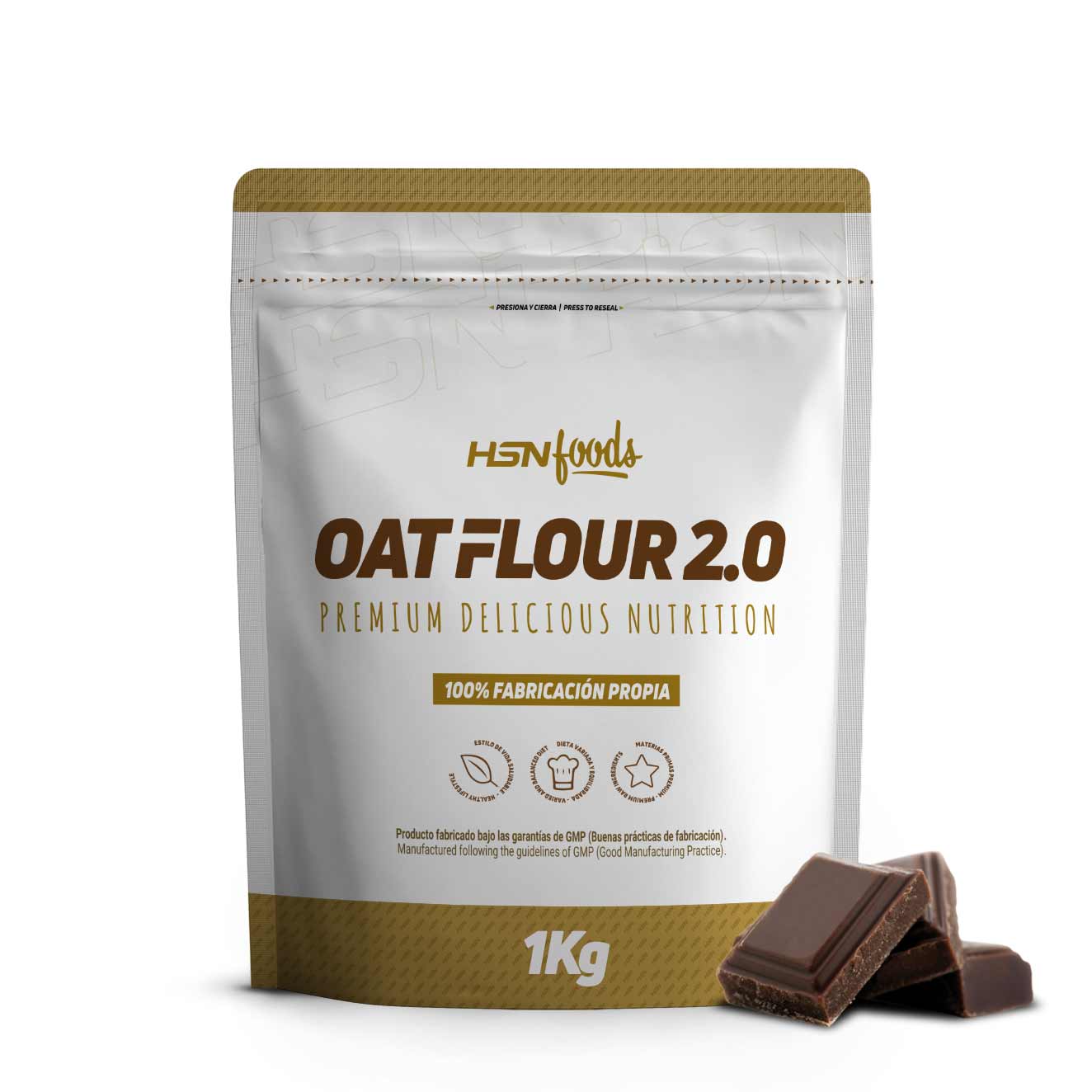 HARINA DE AVENA INSTANTÁNEA 2.0 1Kg CHOCOLATE