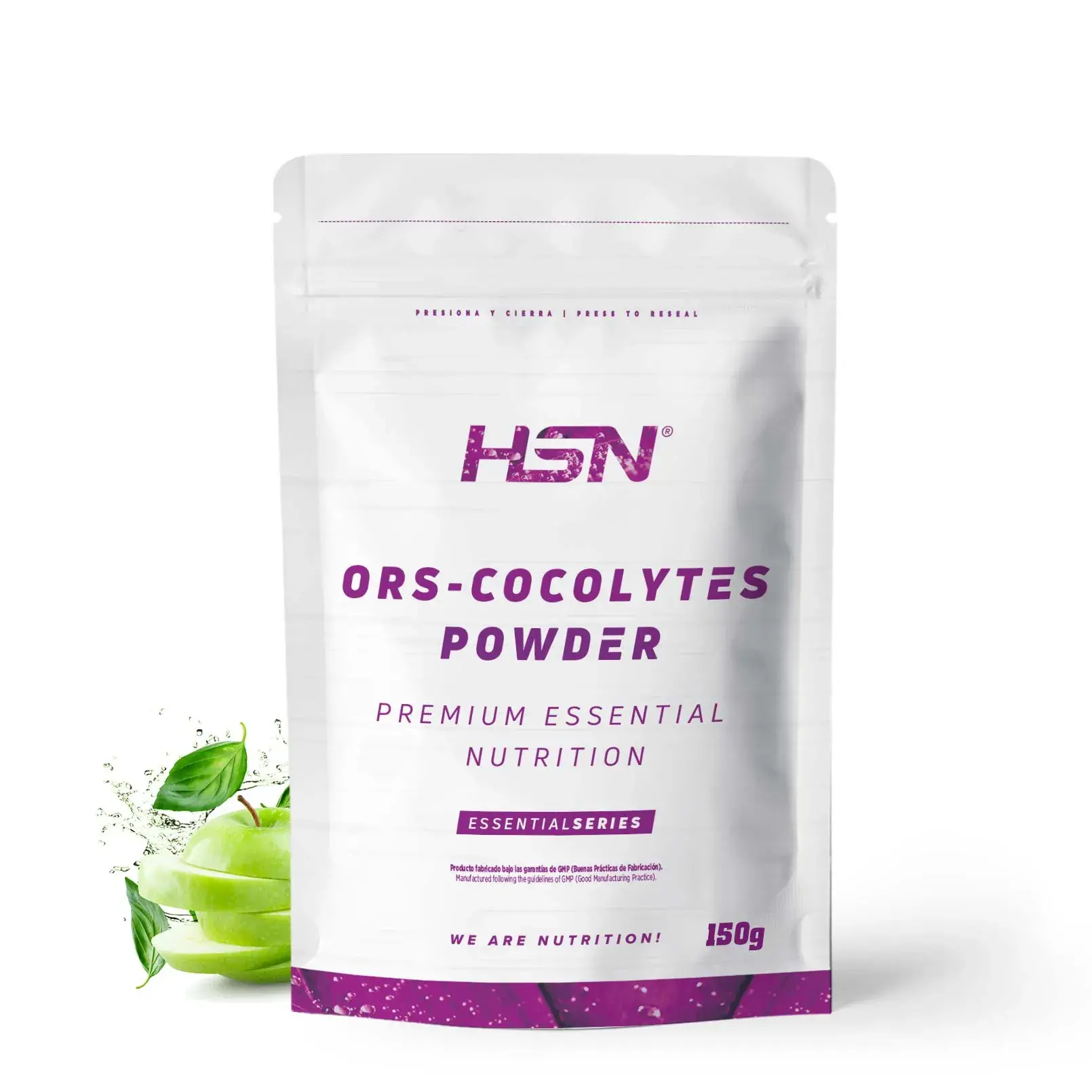 ORS COCOLYTES (AGUA DE COCO + ELECTROLITOS) EN POLVO 150g MANZANA