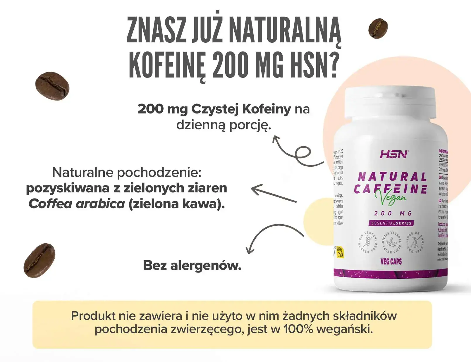 Fplus 1 V2 Naturalna Kofeina 200 mg