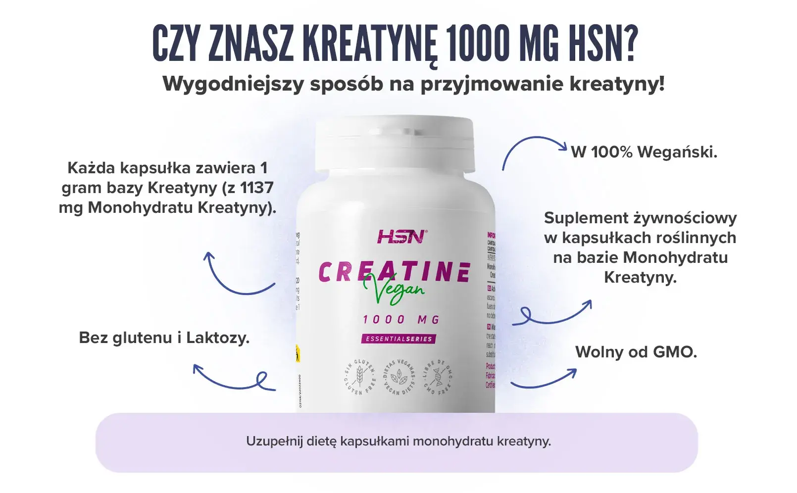 Kreatyna 1000 mg Fplus 2