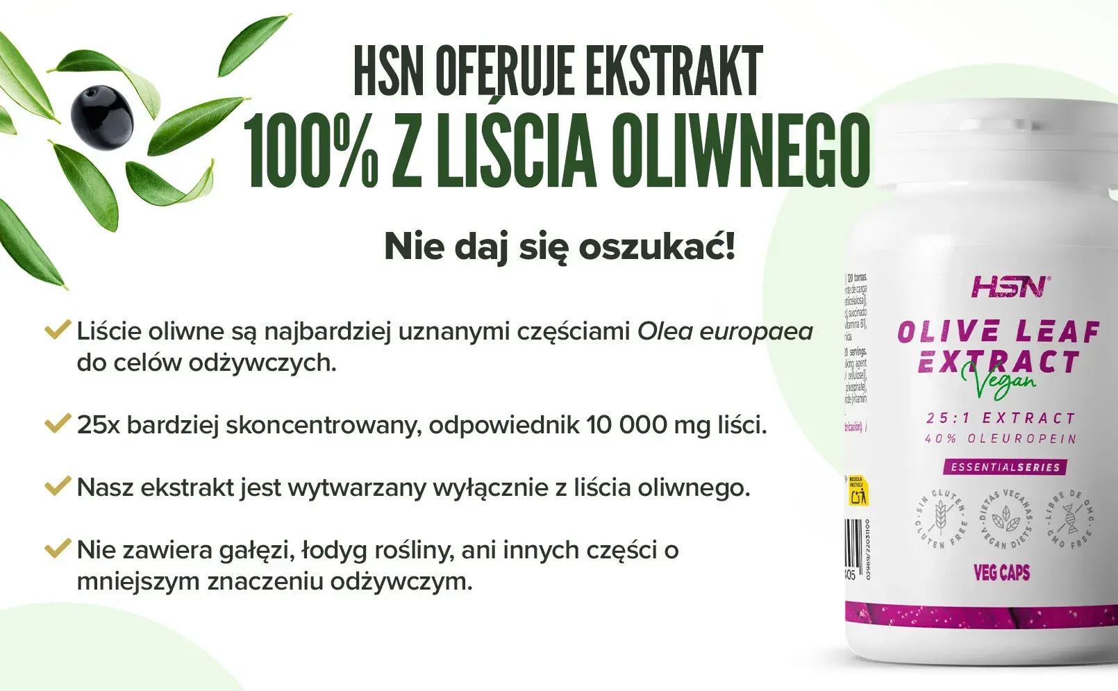 Fplus 5 Ekstrakt z Liścia Oliwnego