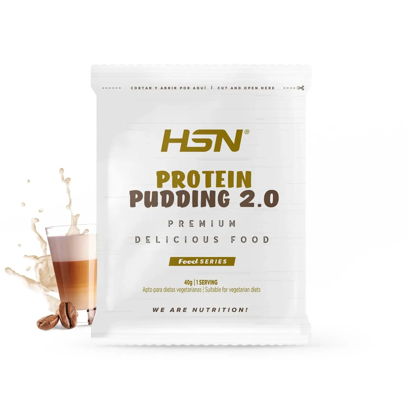 MONODOSIS PUDDING PROTEICO 2.0 40g CAFÉ CON LECHE