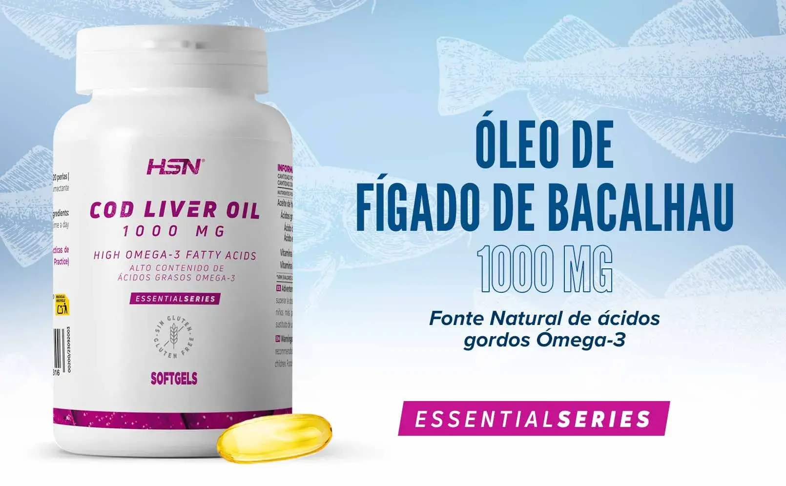Fplus 1 Óleo de Fígado de Bacalhau