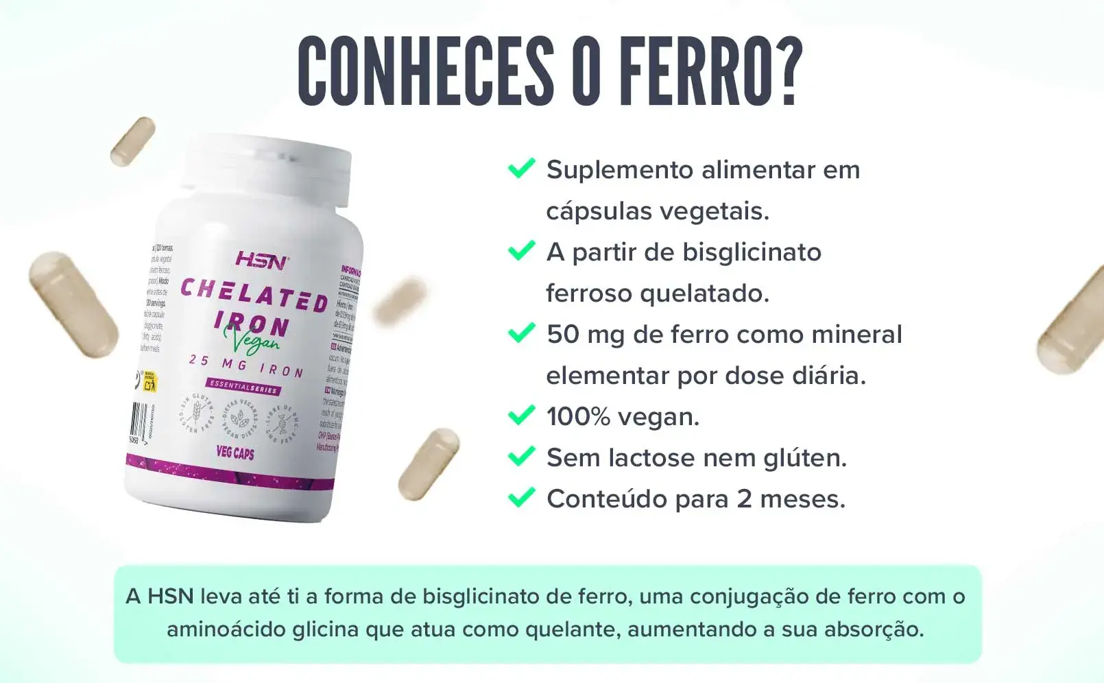Fplus 2 Bisglicinato Ferro