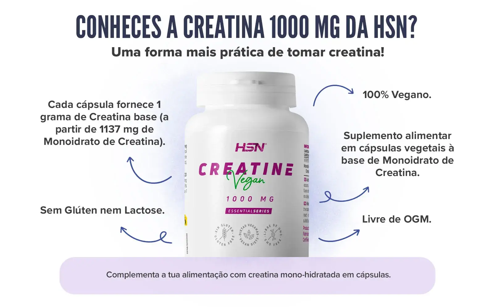 Creatina 1000mg Fplus 2
