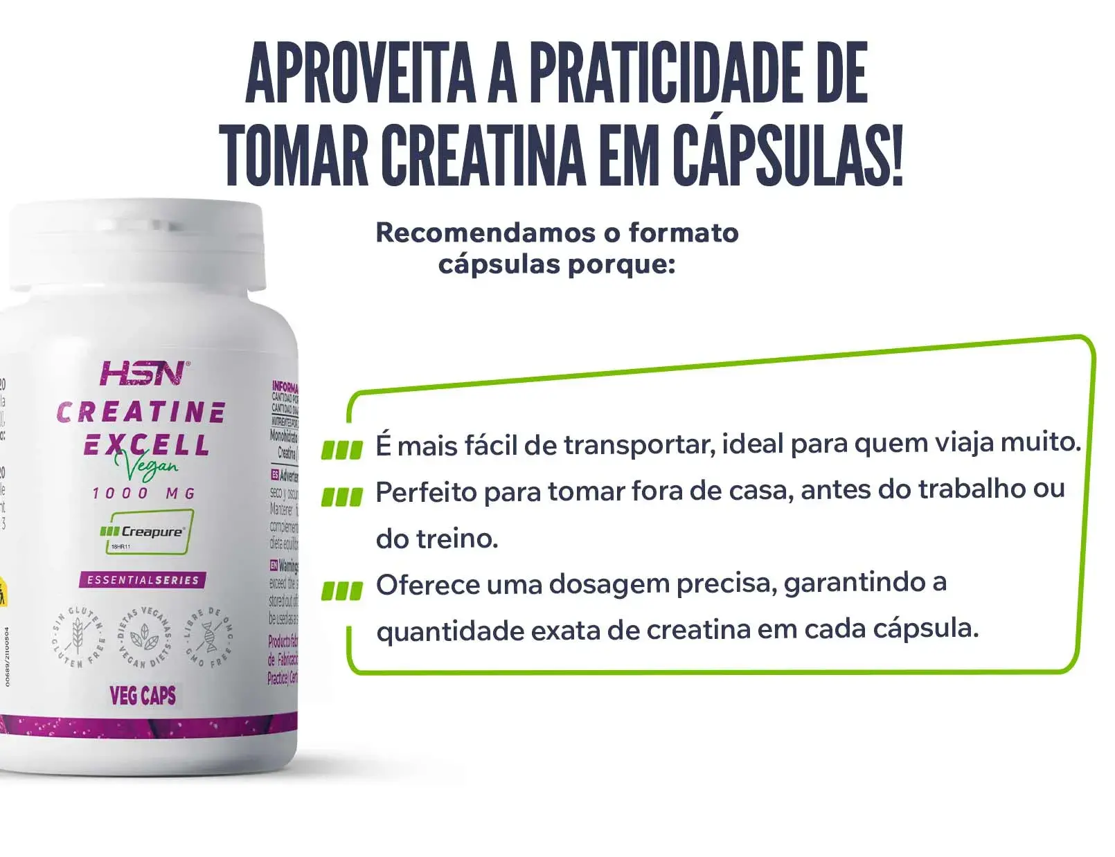 Fplus 5 Creatina Excell 1000mg