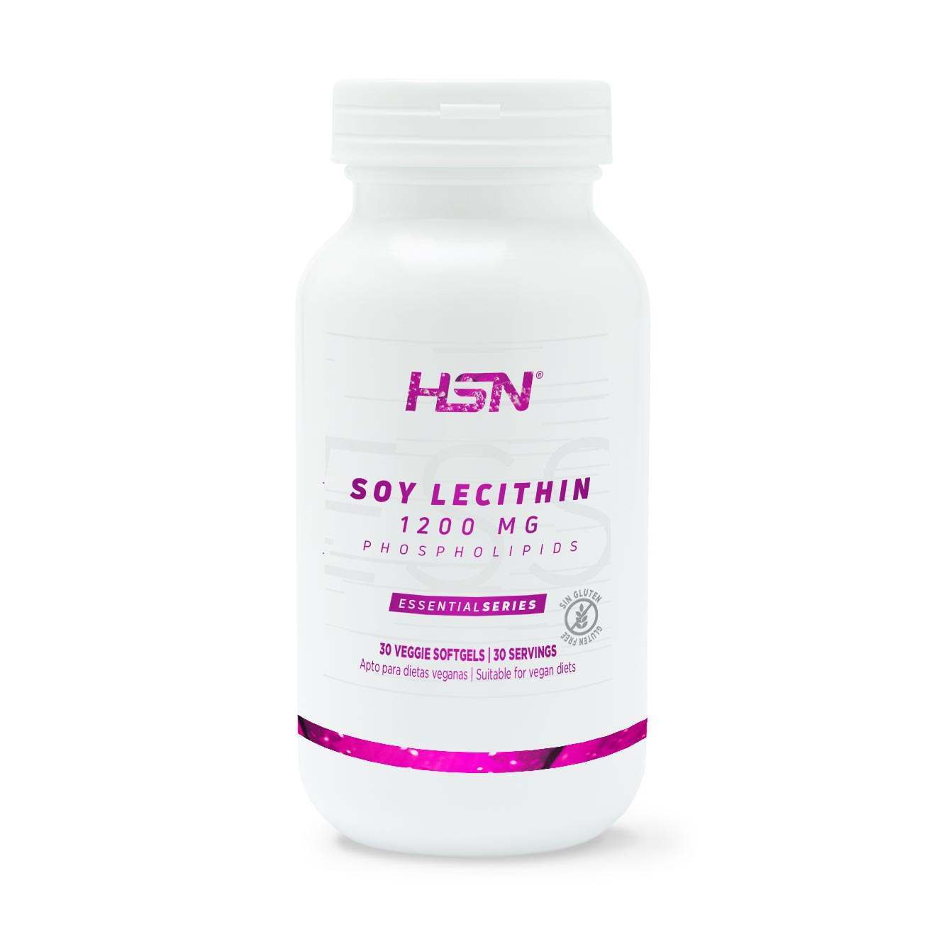 LECITINA DE SOJA 1200mg - 30 perlas veggie