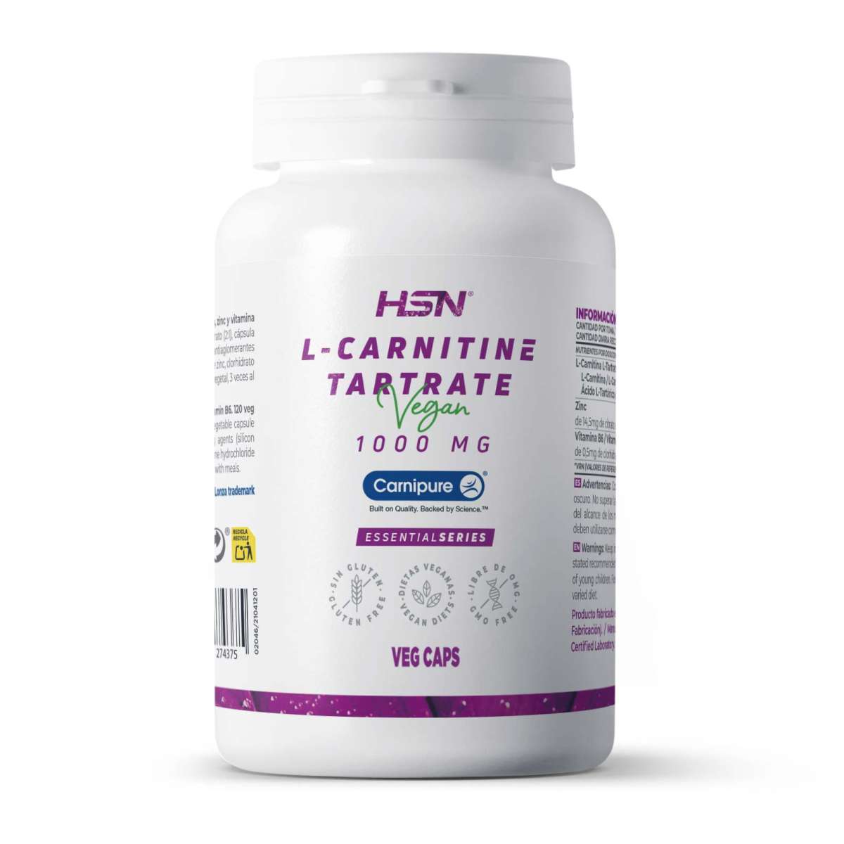L-carnitine Tartrate (Carnipure®) 1000mg - HSN