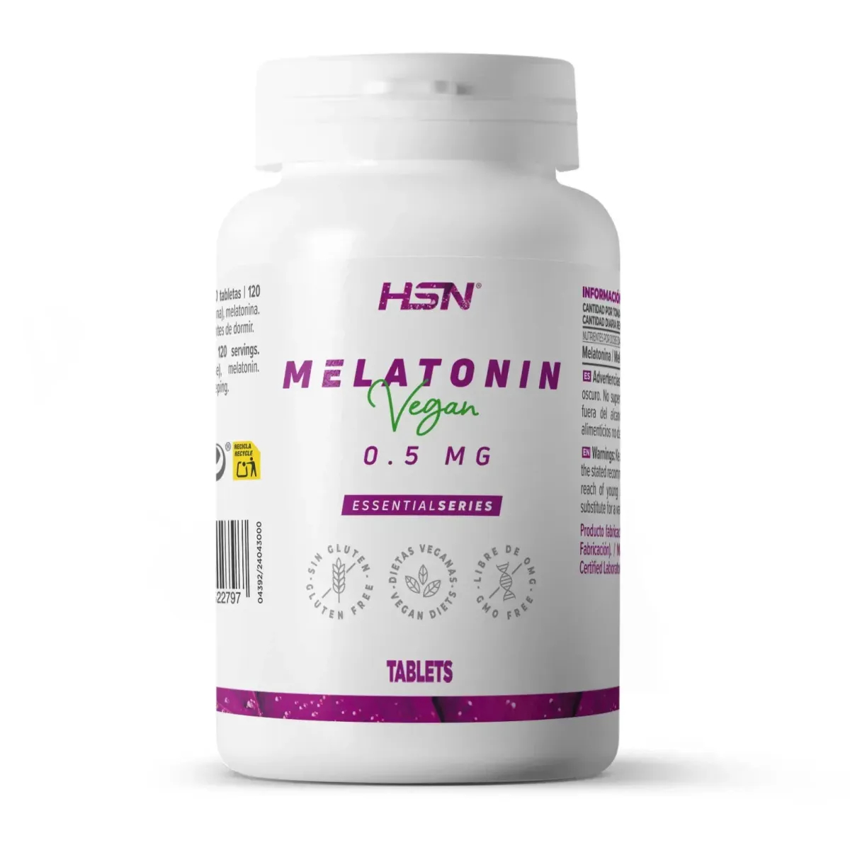 Melatonin 50 Melatonin tablets of 0,5 mg to sleep better