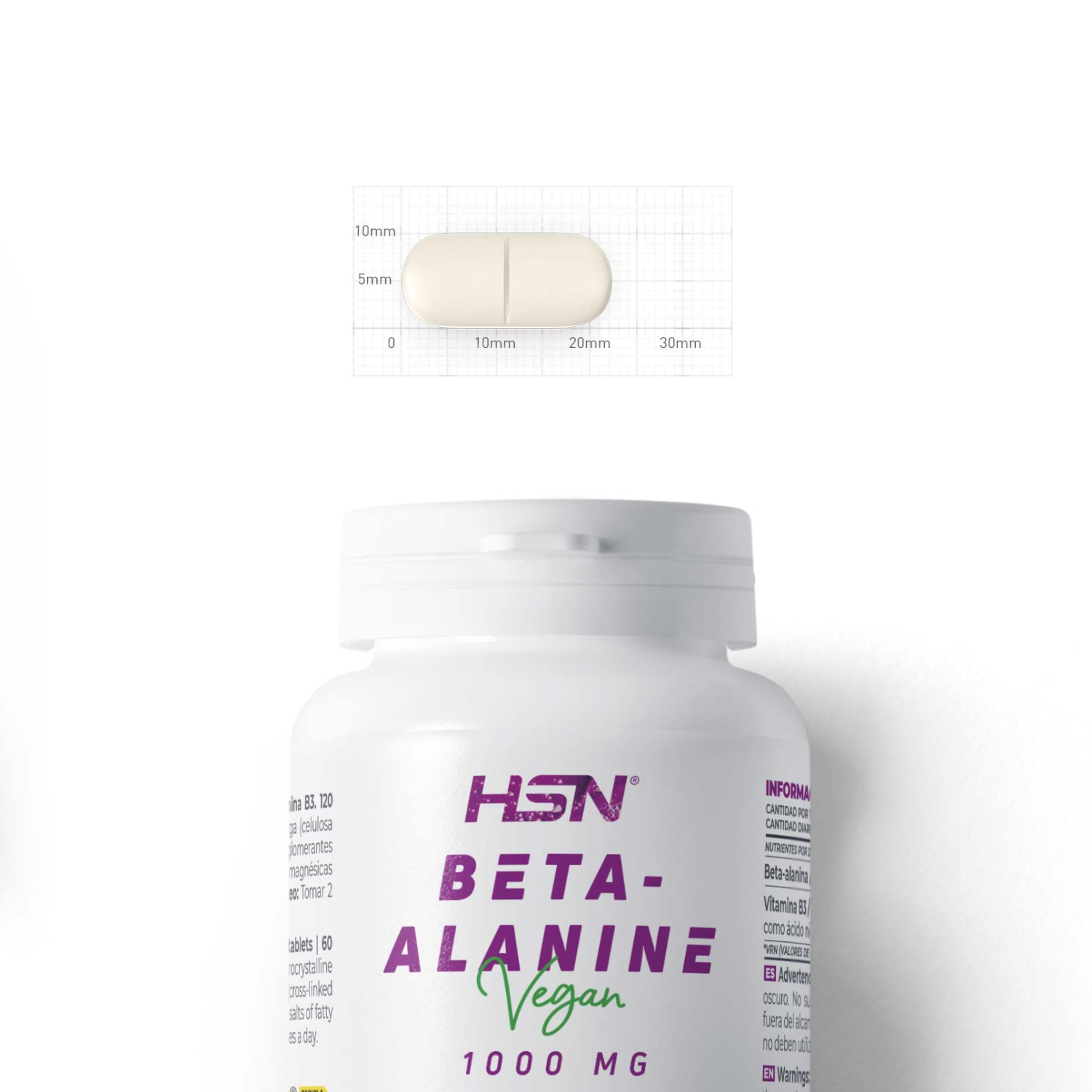 Beta-alanina 1000mg - 120 tabs, foto 3