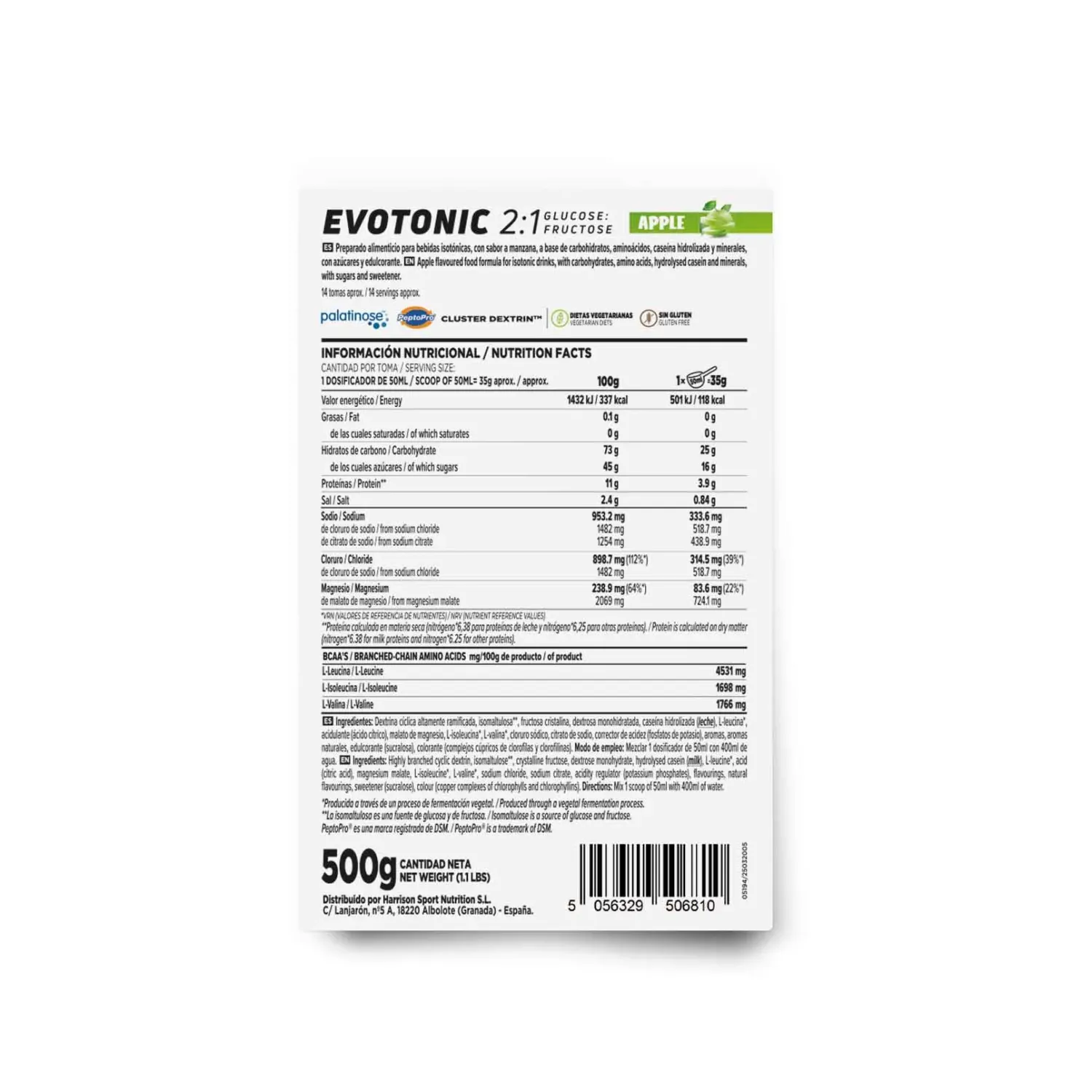 Evotonic 500g, foto 2