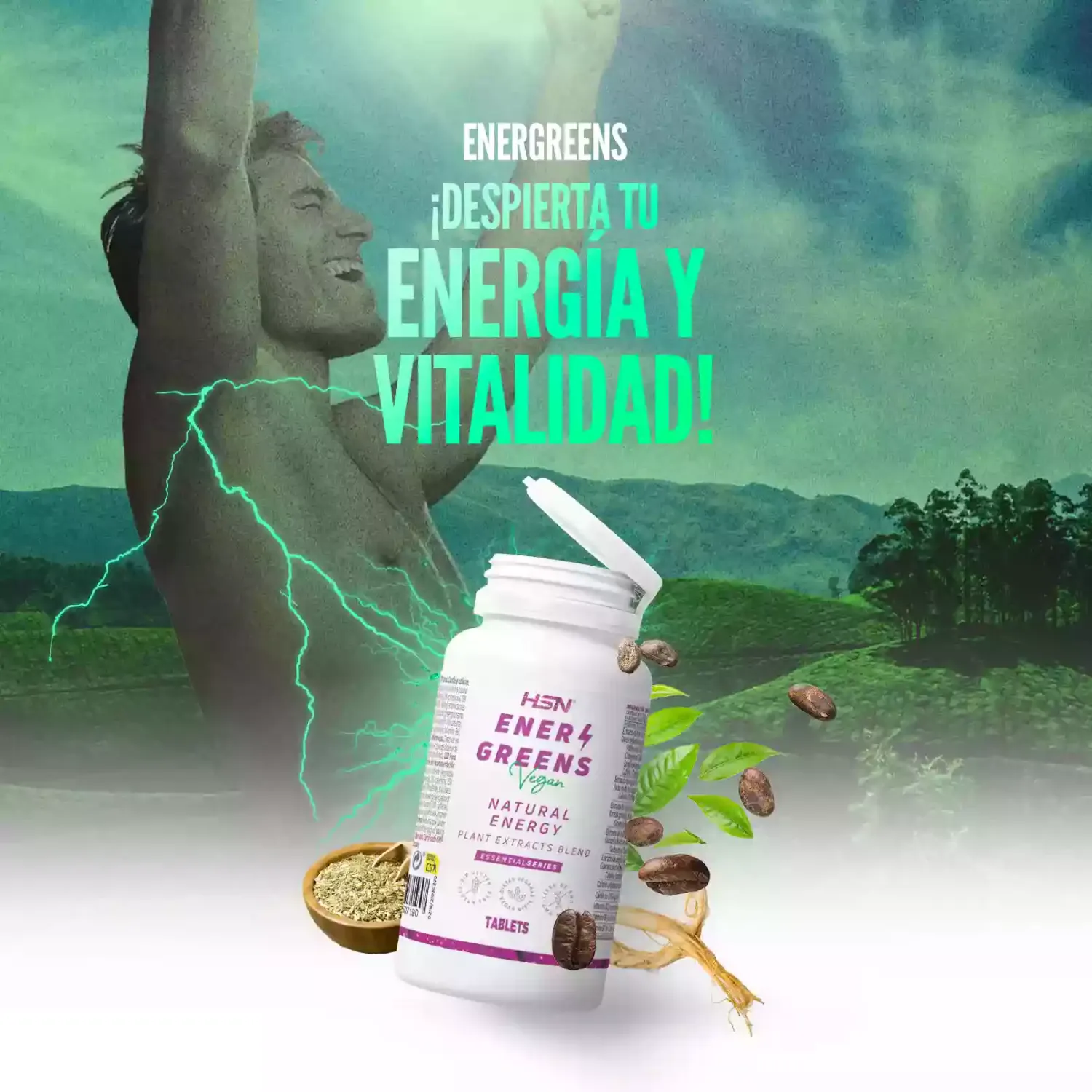 Energreens - 120 tabs, foto 2